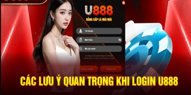 Một số điều cần nhắc nhở người chơi trước khi login vào U888